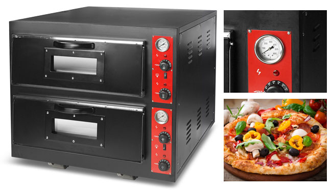 Elektrische Broodbroodrooster 1 van de de Oven4.5kw Keuken van de Dek Commerciële Pizza de Pizzamaker voor Restaurant
