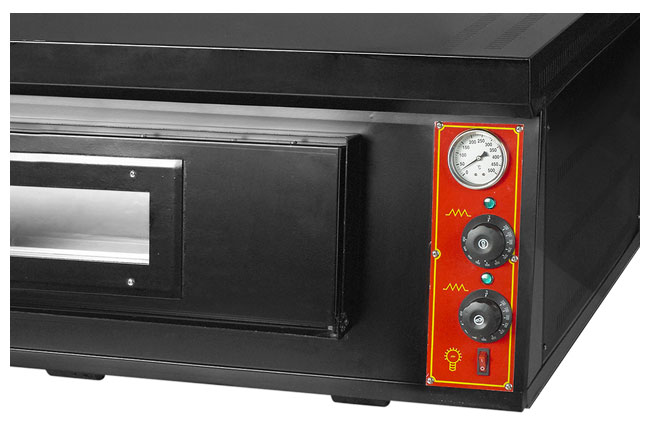 De Commerciële Pizza Oven For Hotel van het 2 Dekkengas van het vensterweergeven het Type van de Broodrooster9kw Desktop van het 1 Laagbrood