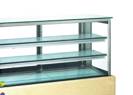 Marmeren Basis Aangemaakte de Vertoningskoelkast van de Glas490w Cake