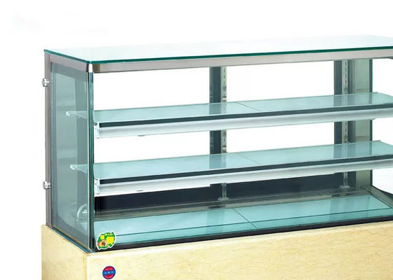 Marmeren Basis Aangemaakte de Vertoningskoelkast van de Glas490w Cake