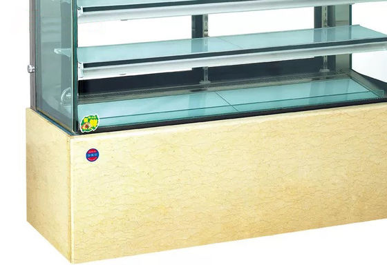 Marmeren Basis Aangemaakte de Vertoningskoelkast van de Glas490w Cake