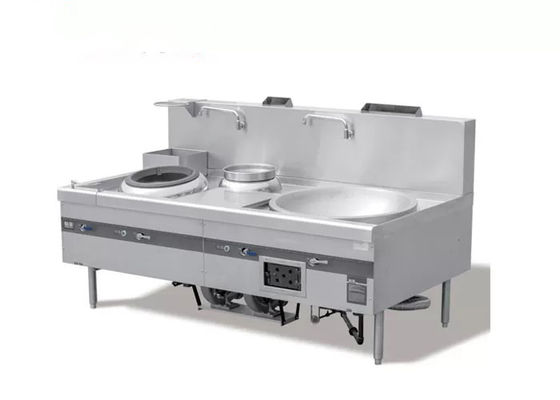Hoog rendement SS 304 2200mm Chinees Restaurantfornuis