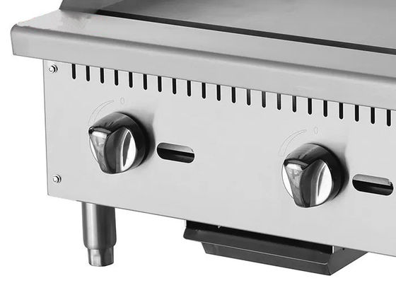 Roostervlees 4 Brander 1220mm Commercieel Keuken Kokend Materiaal
