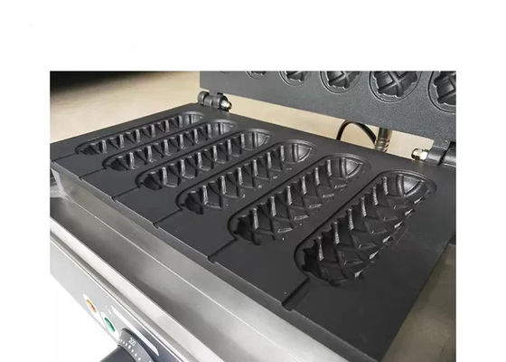 Roestvrij staal 390mm 1.55Kw-de Maker van de Hotdogwafel