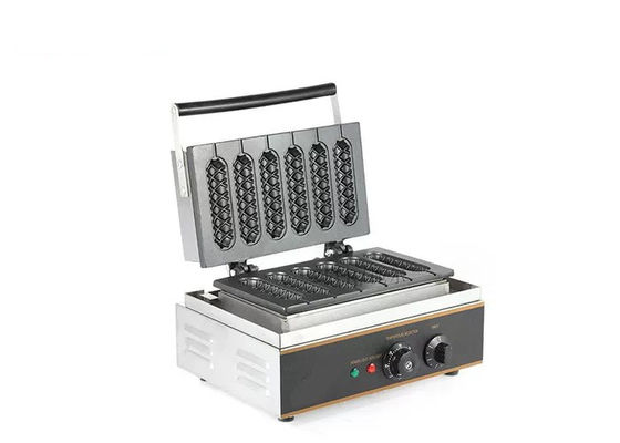 Roestvrij staal 390mm 1.55Kw-de Maker van de Hotdogwafel